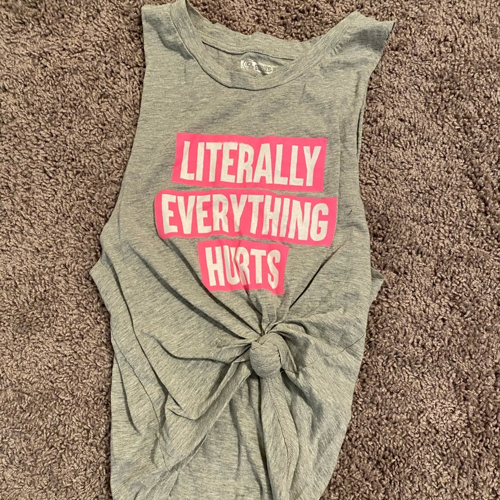 Everything Hurts Workout Tank